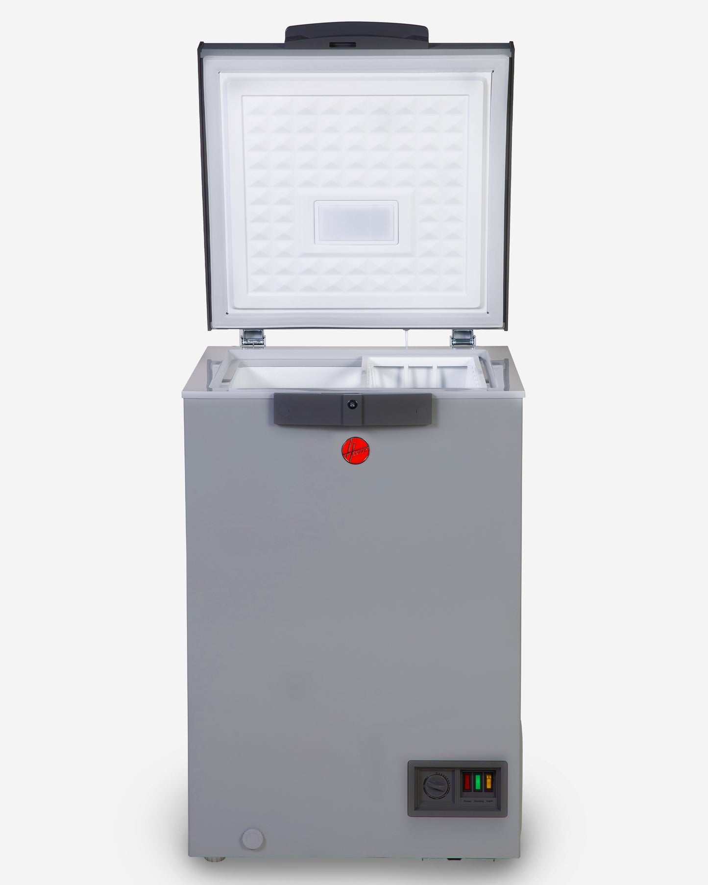 Hoover Chest Freezer, Low Frost, Convertible Temperature, 133 L, Grey – HCF-K133-GR (ESMA Certified)