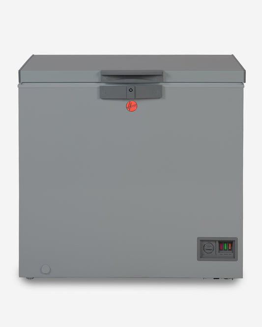 Hoover Chest Freezer, Low Frost, Convertible Temperature, 263 L, Premium Grey – HCF-K263-GR (ESMA Certified)