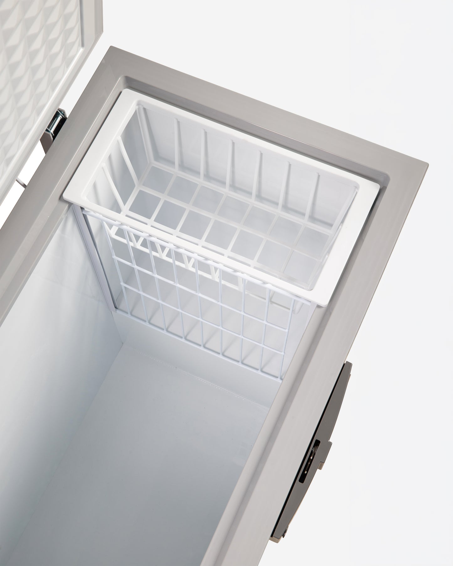 Hoover Chest Freezer, Low Frost, Convertible Temperature, 263 L, Premium Grey – HCF-K263-GR (ESMA Certified)