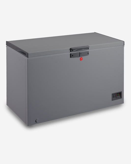 Hoover Chest Freezer, Low Frost, Convertible Temperature, 493 L, Premium Grey – HCF-K493-GR (ESMA Certified)