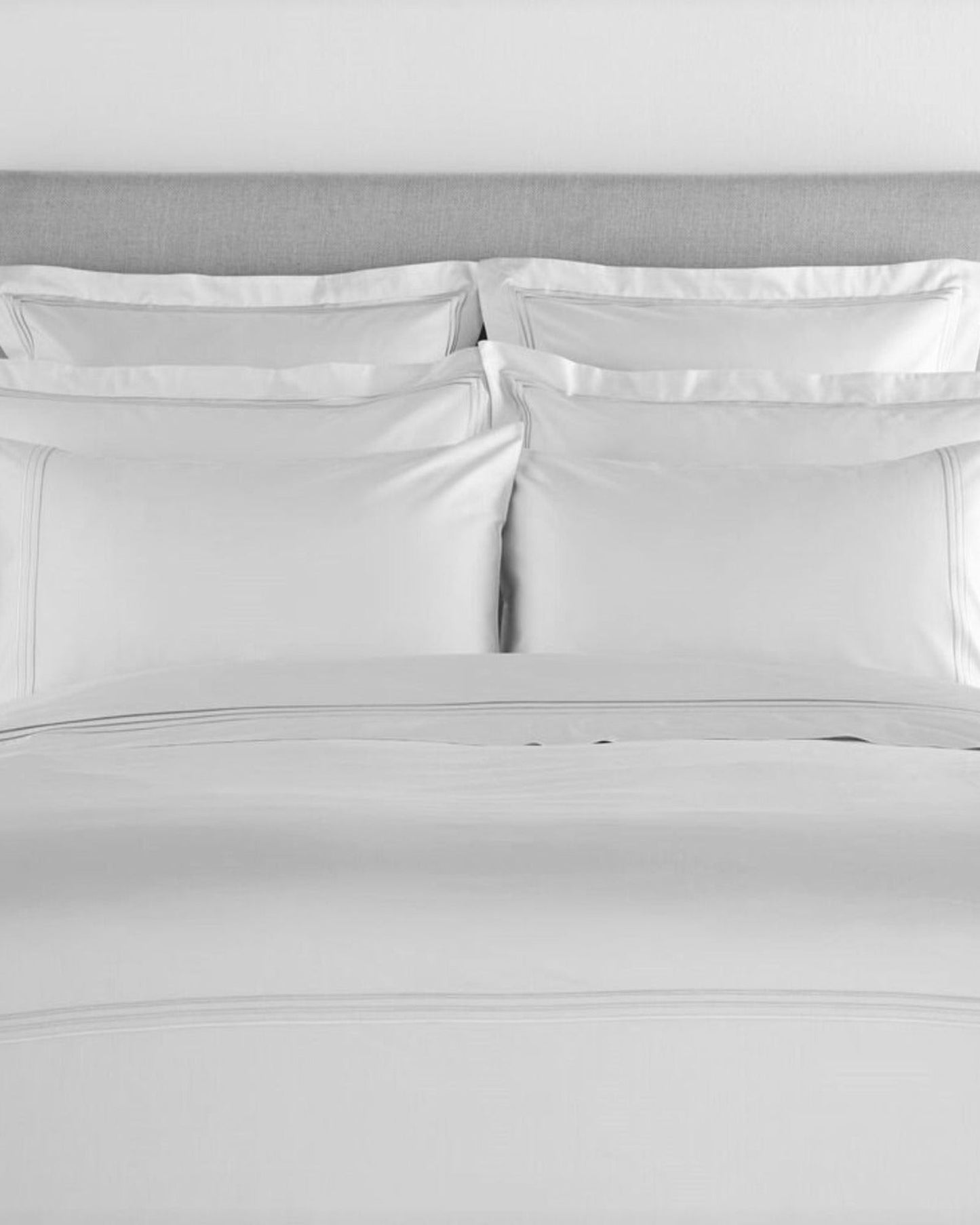 Christy Supima Bed Linen 500TC White Embroidery