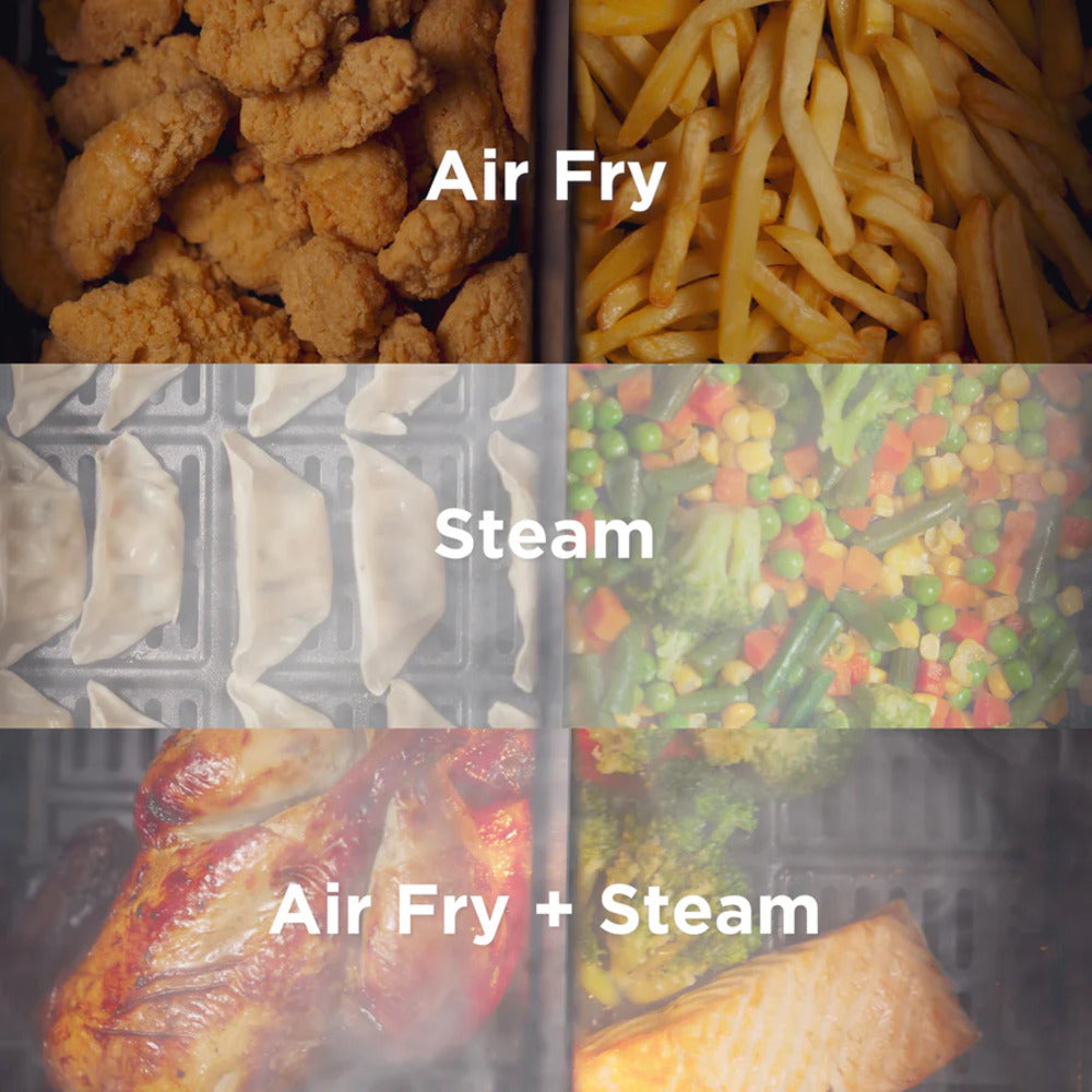 Kenwood Airfryer steam Glass  HFS92.000BK 7L