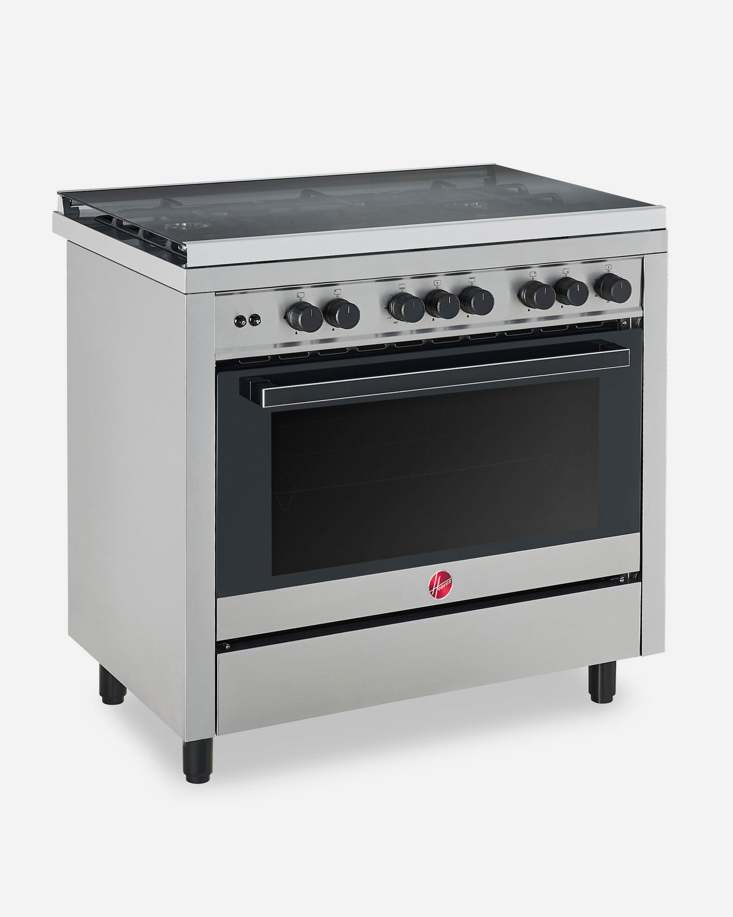 Hoover Stainless Steel Full Gas Cooker 90X60 5 Burner