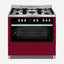 Hoover 90X60 5-Burner Full Gas Freestanding Gas Cooker (Cranberry Red)