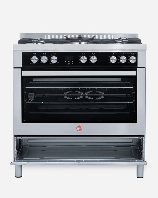 Hoover 90X60 5-Burner Full Gas Freestanding Gas Cooker (Stainless Steel)