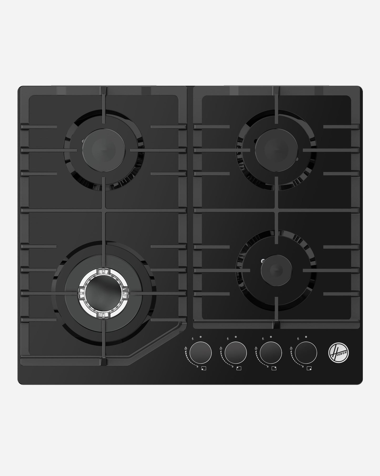 Hoover 60Cm Glass Built-In Gas Hob