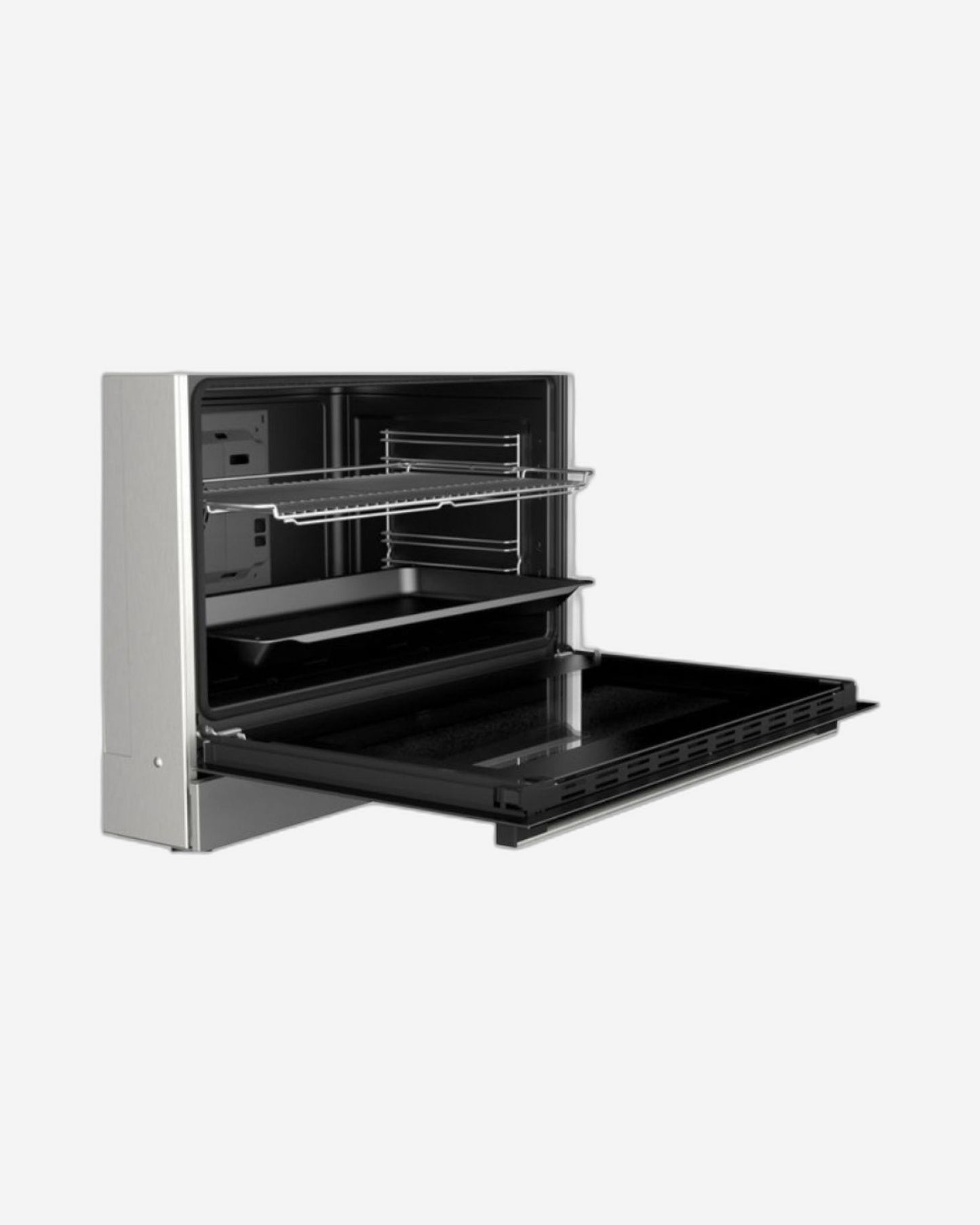 Bosch Series 6, 5 Burner Gas Range Cooker, 125L Catalytic Oven, Rotisserie & Burners - HGP3ISW50M Stainless Steel