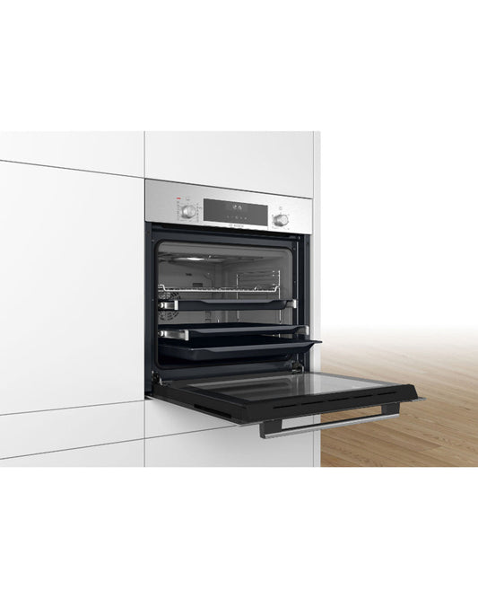 Bosch Series 6 Built-in oven with added steam function 60 x 60 cm - HIJ557YS3M Stainless steel