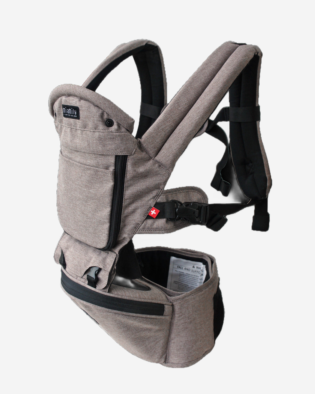 MiaMilyHipster Plus Baby Carrier - Stone Grey