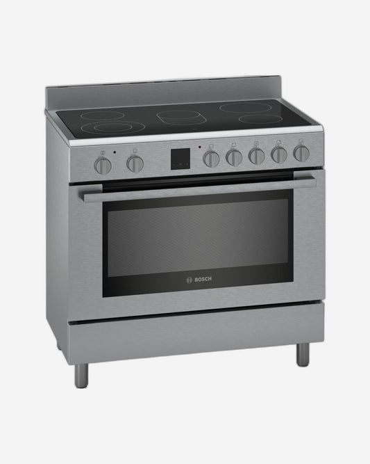 Bosch Series 8 5 High Speed Ceramic Cooking Zones Electric Range Cooker 90X60cm