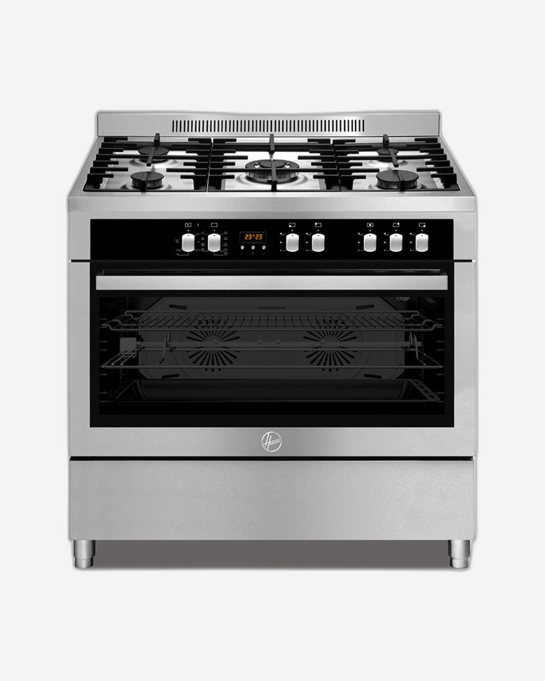 Hoover 90x60 Multi-Function Gas Cooker with Electric Oven