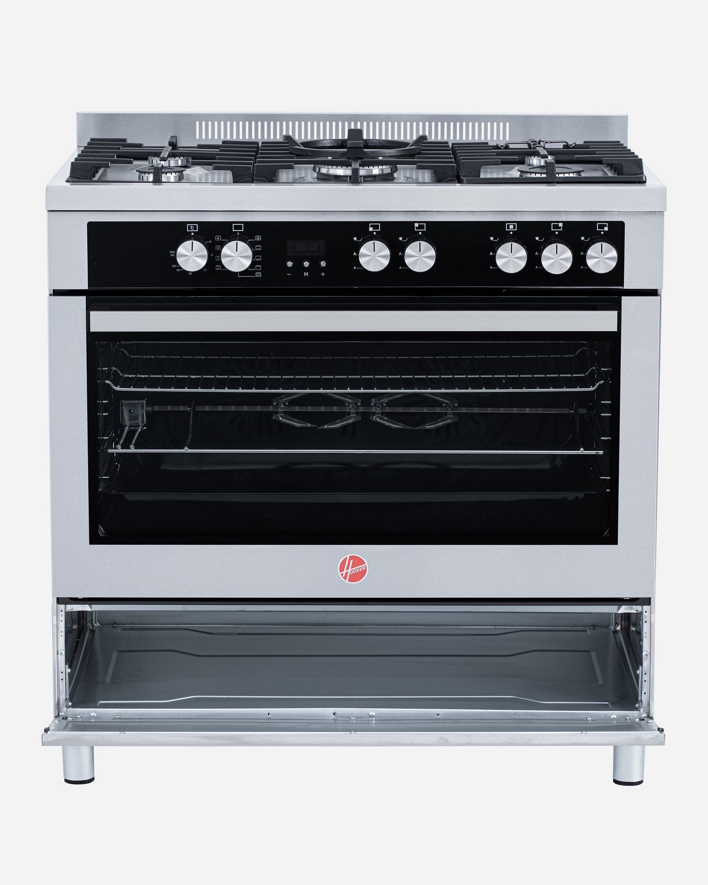 Hoover 90X60 Multi-Function Gas Freestanding Gas Cooker With Electric Oven