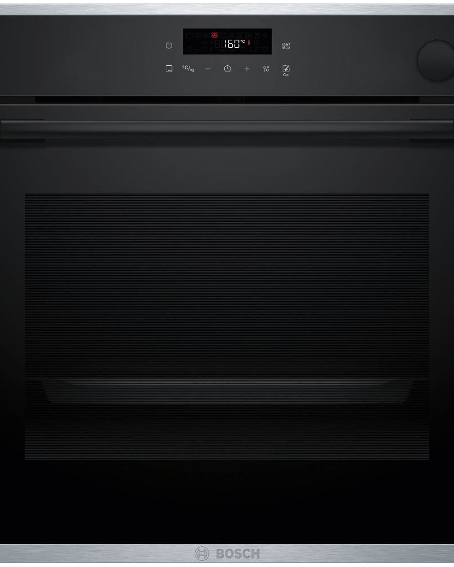 Bosch Series 4 Built-in oven with added steam function 60 x 60 cm  - HRG272EB3M Black