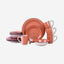 Cuisine Art Dinner Set 16Pc Cosmic Brown