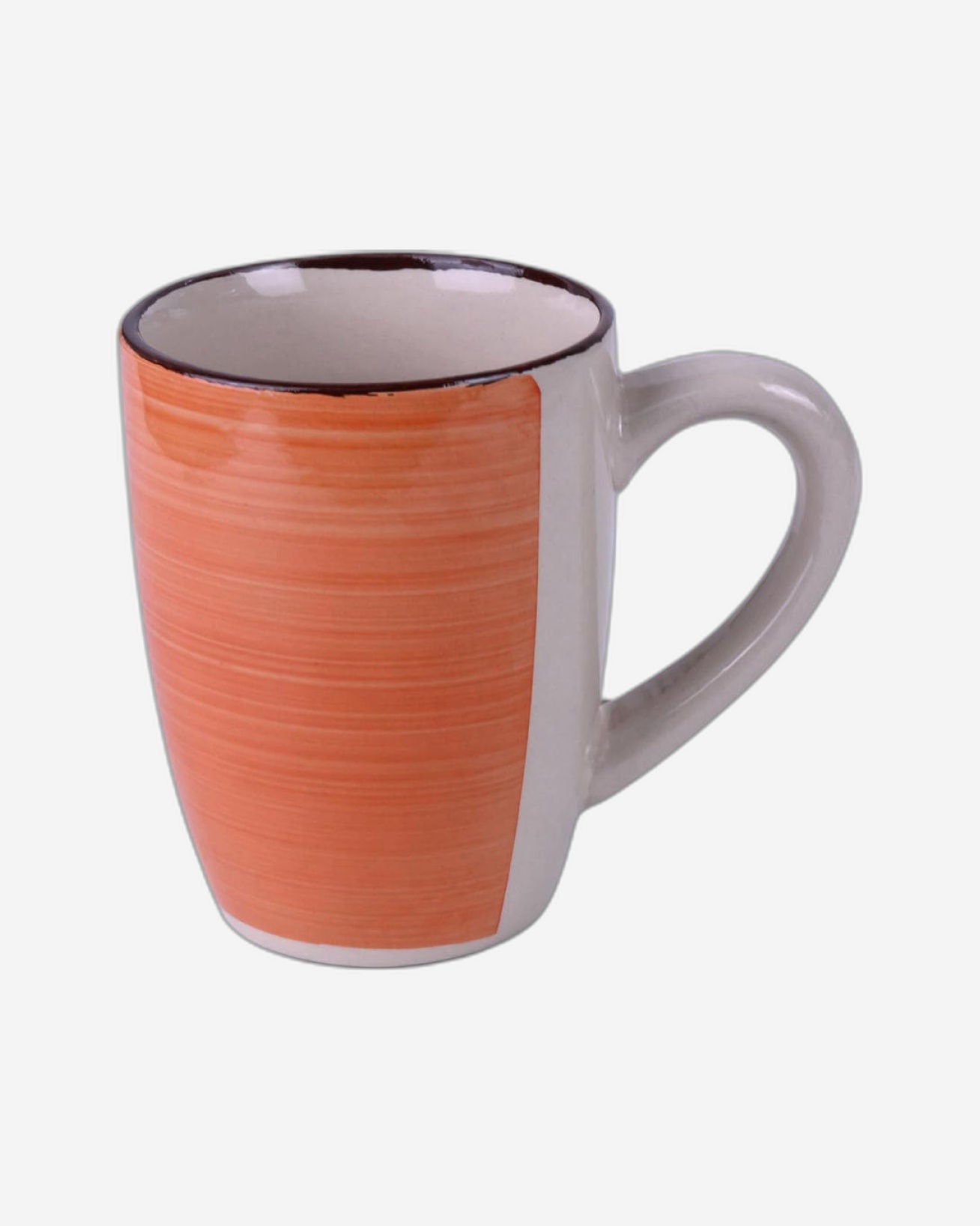 Cuisine Art Cosmic Hand-Painted Stoneware 16pcs Dinner Set – Brown | 4 Dinner Plates (10.5