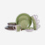 Cuisine Art Dinner Set 16Pc Cosmic Green