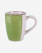 Cuisine Art Cosmic Hand-Painted Stoneware 16pcs Dinner Set – Green | 4 Dinner Plates (10.5"), 4 Dessert Plates (7.5"), 4 Soup Bowls (7"), 4 Mugs (9oz) Elegant & Durable Tableware for Home & Kitchen