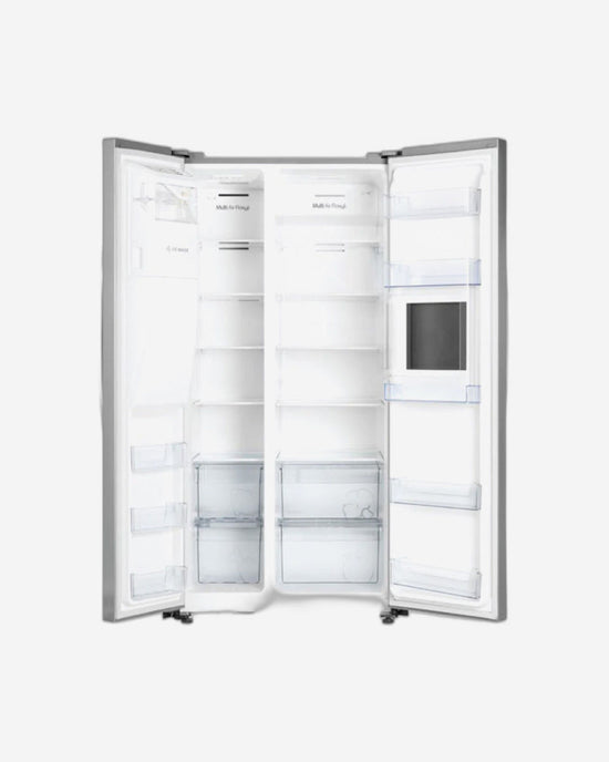 Hoover 700L Side-by-Side Refrigerator with Ice & Water Dispenser