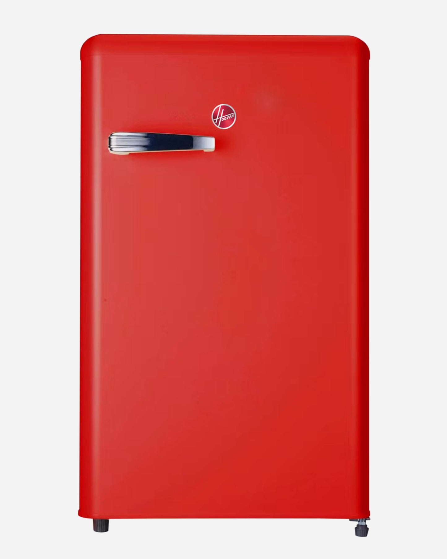 Hoover 123L Retro Style Single Door Frost Free Refrigerator