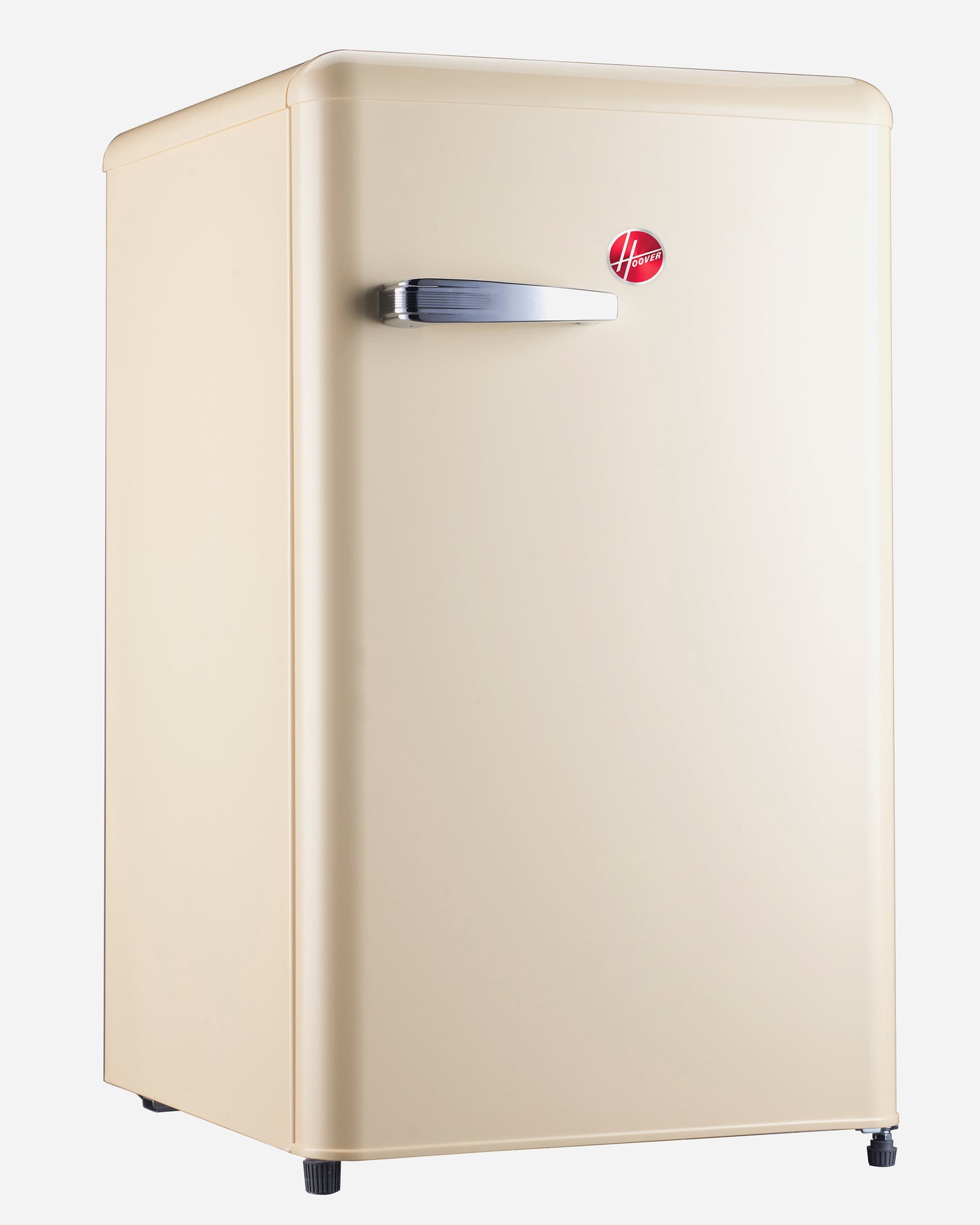 Hoover 123L Retro Style Single Door Frost Free Refrigerator