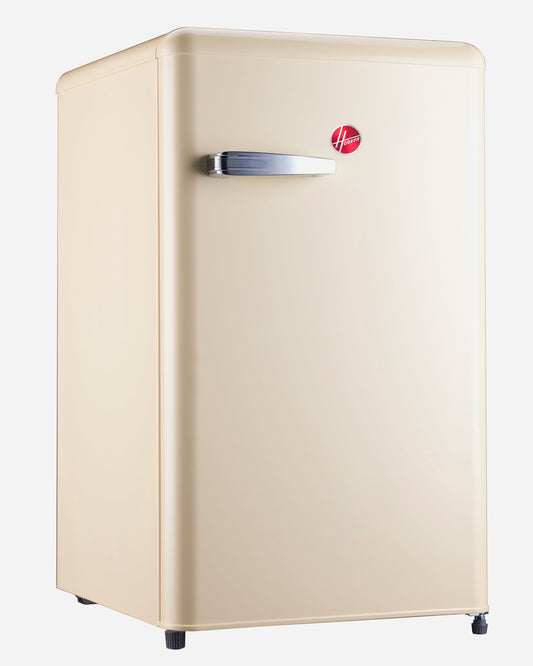 Hoover 123L Retro Style Single Door Frost Free Refrigerator