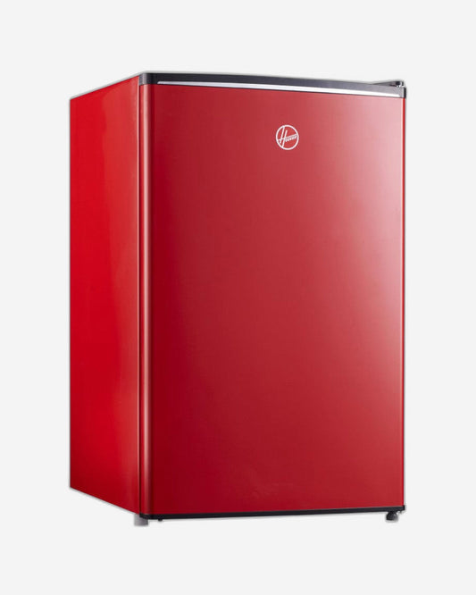 Hoover 160L Single Door Compact Refrigerator with Freezer Compartment - Mechanical Control, Adjustable Thermostat, 1 Removable Shelf, Defrost Feature, 1 Year Warranty, Red- HSD-K160-R