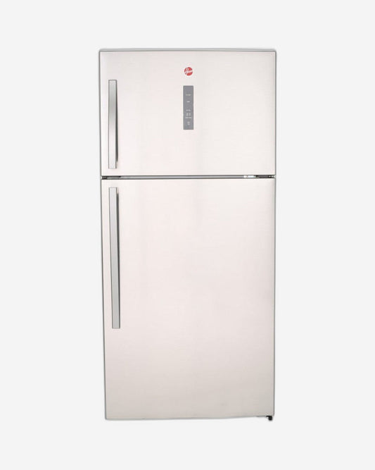 Hoover 660 Liters Top Mount Double Door Refrigerator, 3 Adjustable Shelves, Stainless Steel Finish, 1 Year Warranty & 10-Year Warranty on Inverter Compressor Inox - HTR-H660-S