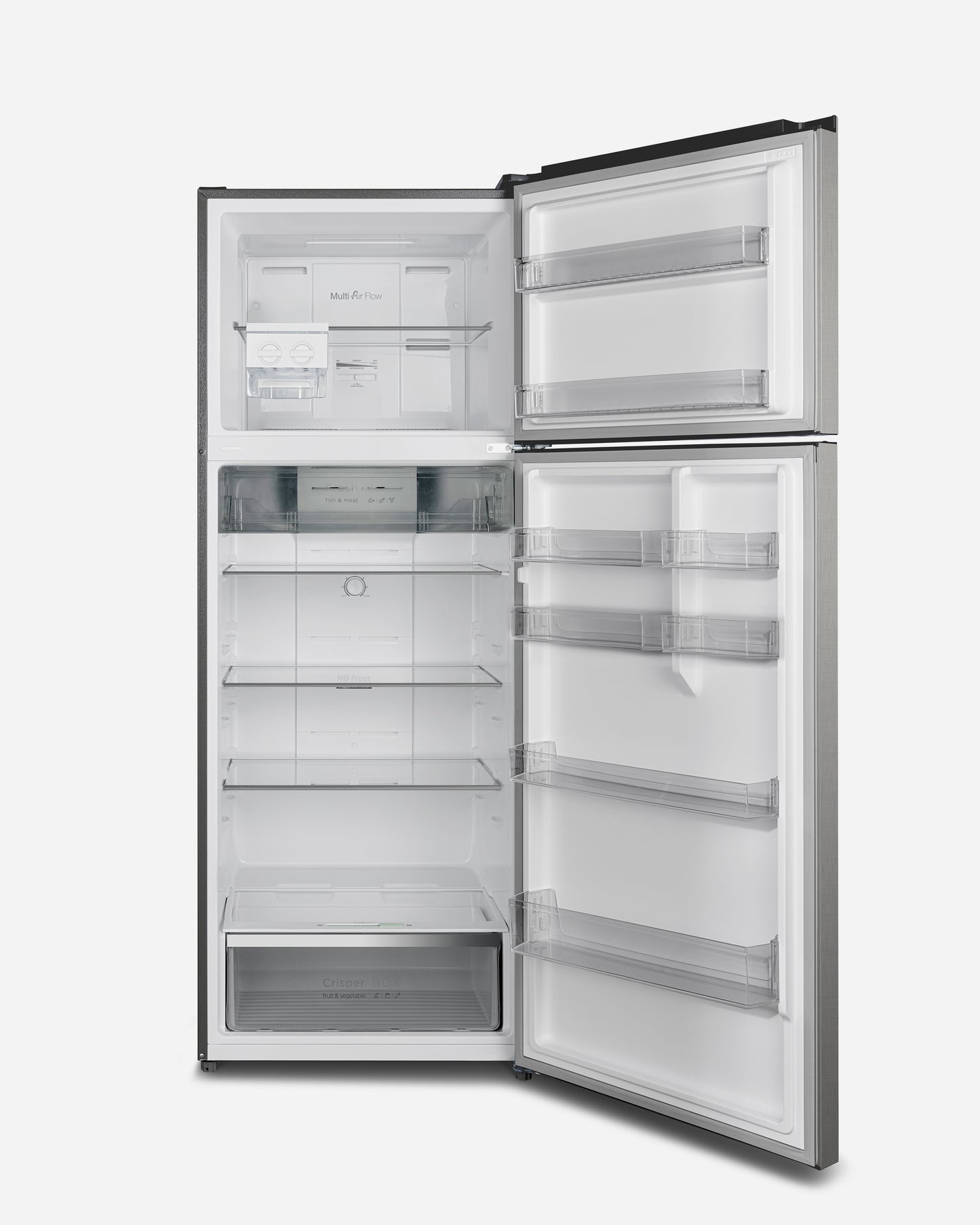Hoover Inverter Top Mount Refrigerator 604L Inox