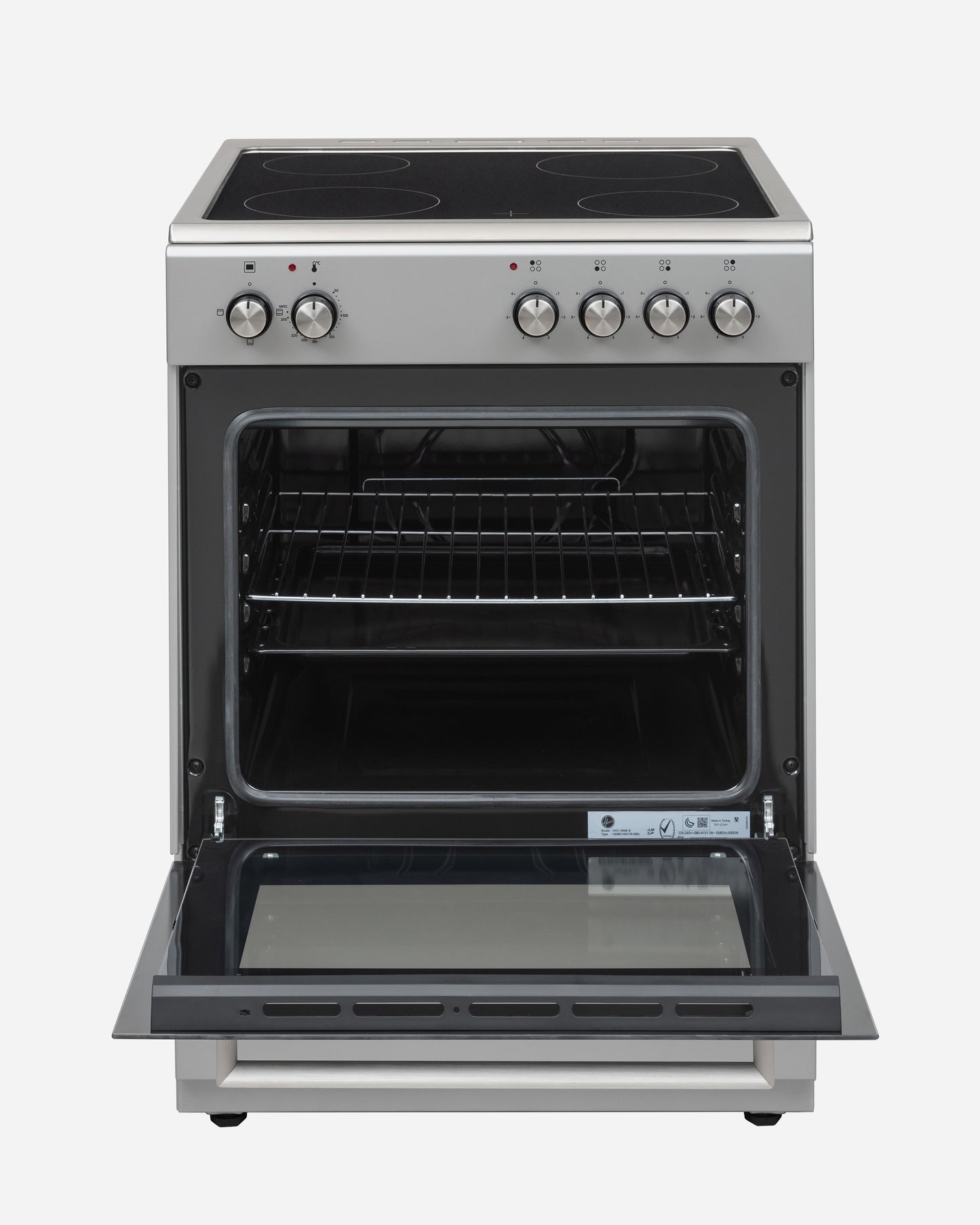 Hoover Ceramic Full Electric Cooker 60X60 4 Burner
