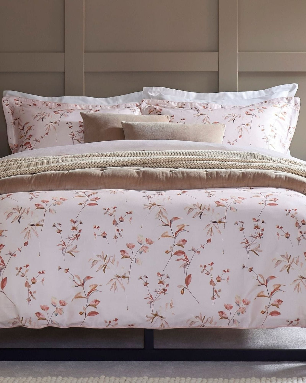 Christy Hampton Duvet Cover Set Rose