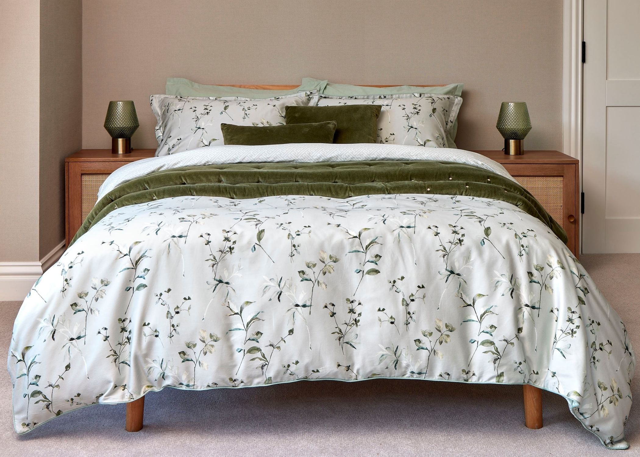 Christy "Hampton" Comforter & Sheet Sets in Jade