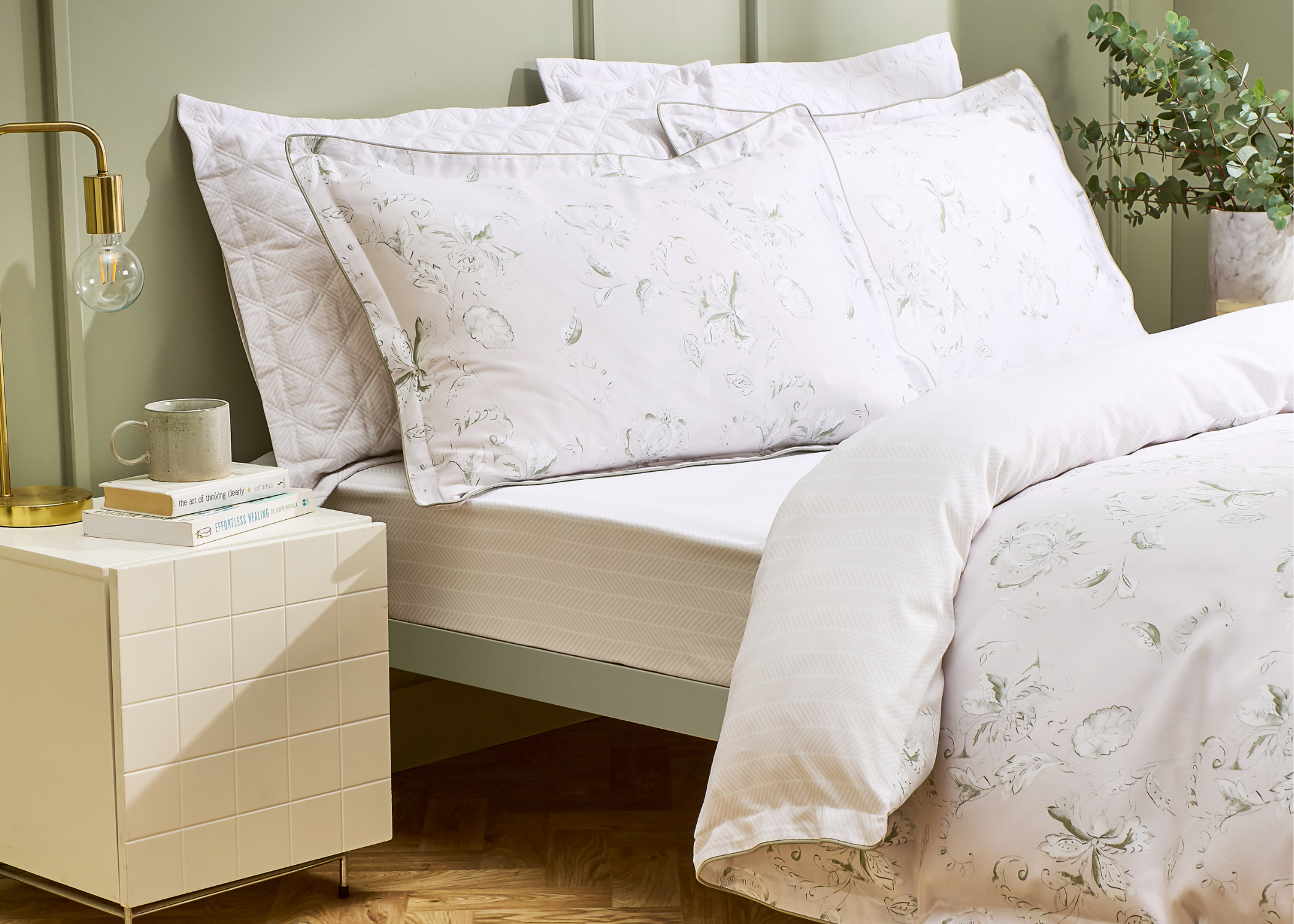 Christy "Hatton" Duvet Cover Set in Sage