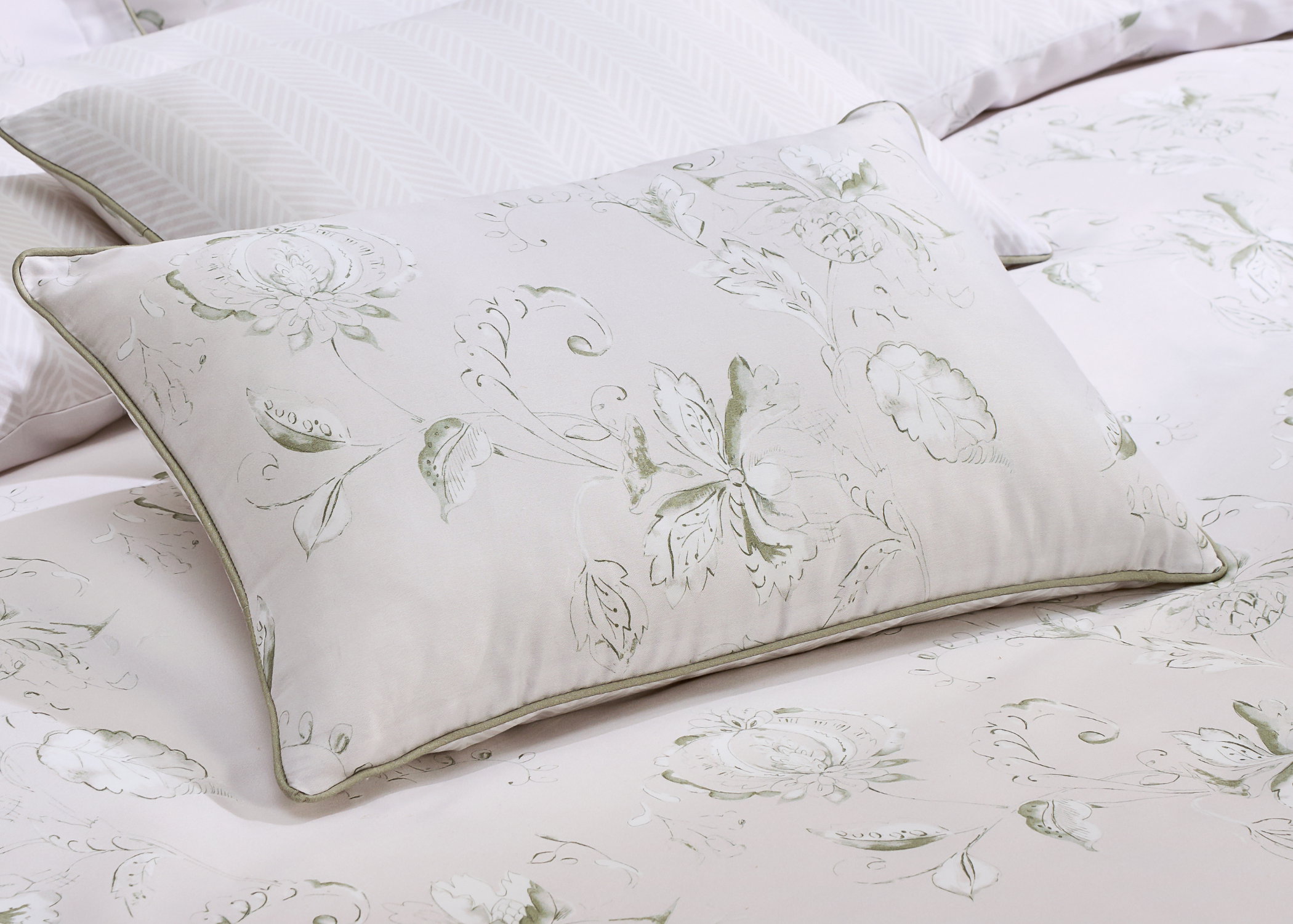 Christy "Hatton" Duvet Cover Set in Sage