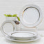 Dankotuwa Dinner Set 24Pc White Silver Helen