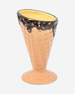 Shallow Dessert Cup Ice Cream Cone-Shaped, 1-Piece – Elegant Serving Cup for Ice Cream, Sorbet, and Desserts