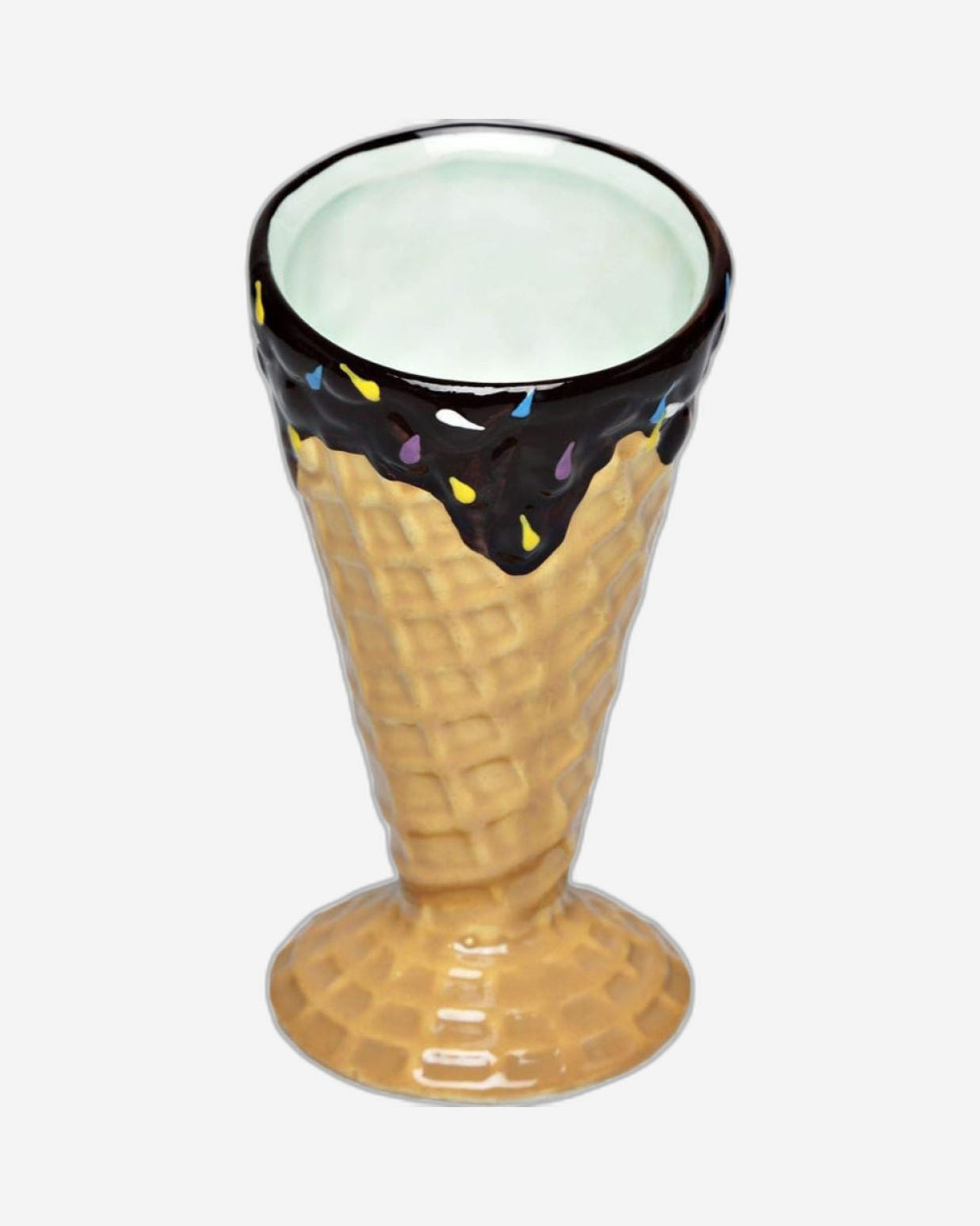 Shallow Dessert Cup Ice Cream Cone-Shaped, 4-Piece Set – Elegant Serving Cups for Ice Cream, Sorbet, and Desserts
