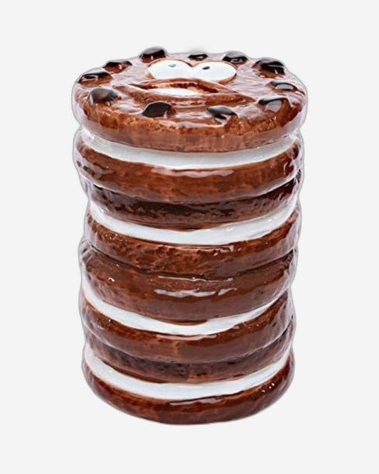 Shallow Cookie Jar, 15 cm – Fun Cookie-Shaped Storage Jar for Cookies, Sweets, and Treats