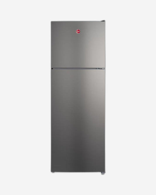 Hoover 425 Liters Top Mount Dual Inverter Refrigerator, Reversible Door, Humidity Control Crisper, 1 Year Manufacturer & 10-Year Warranty on Inverter Compressor 50/60 Hz, Inox - HTR-M425-S
