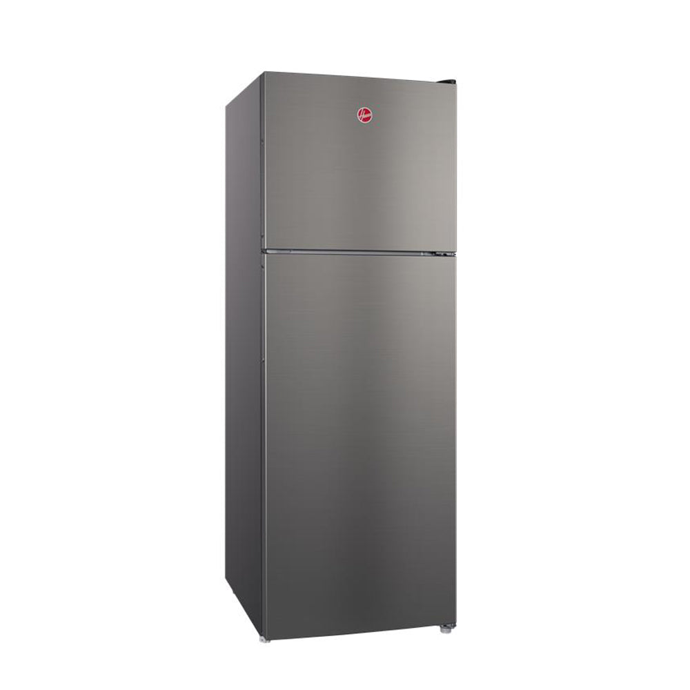 Hoover 425 Liters Top Mount Dual Inverter Refrigerator, Reversible Door, Humidity Control Crisper, 1 Year Manufacturer & 10-Year Warranty on Inverter Compressor 50/60 Hz, Inox - HTR-M425-S