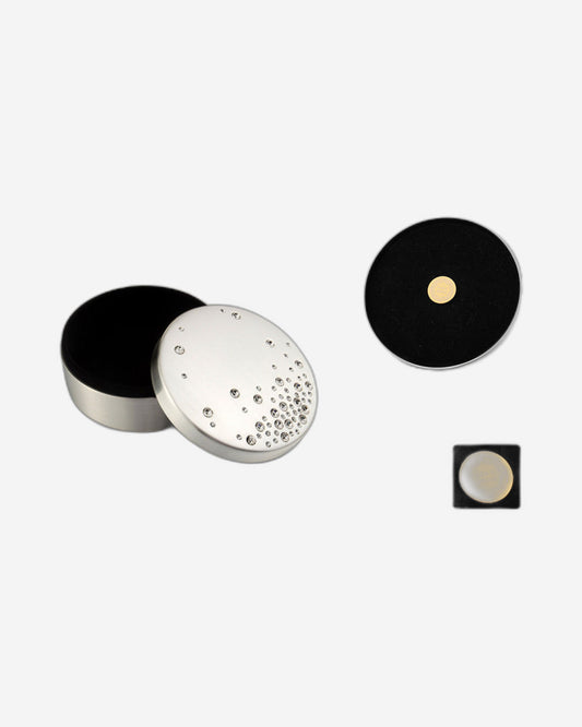 Winko Round Trinket Box with 60pcs. Clear Crystal