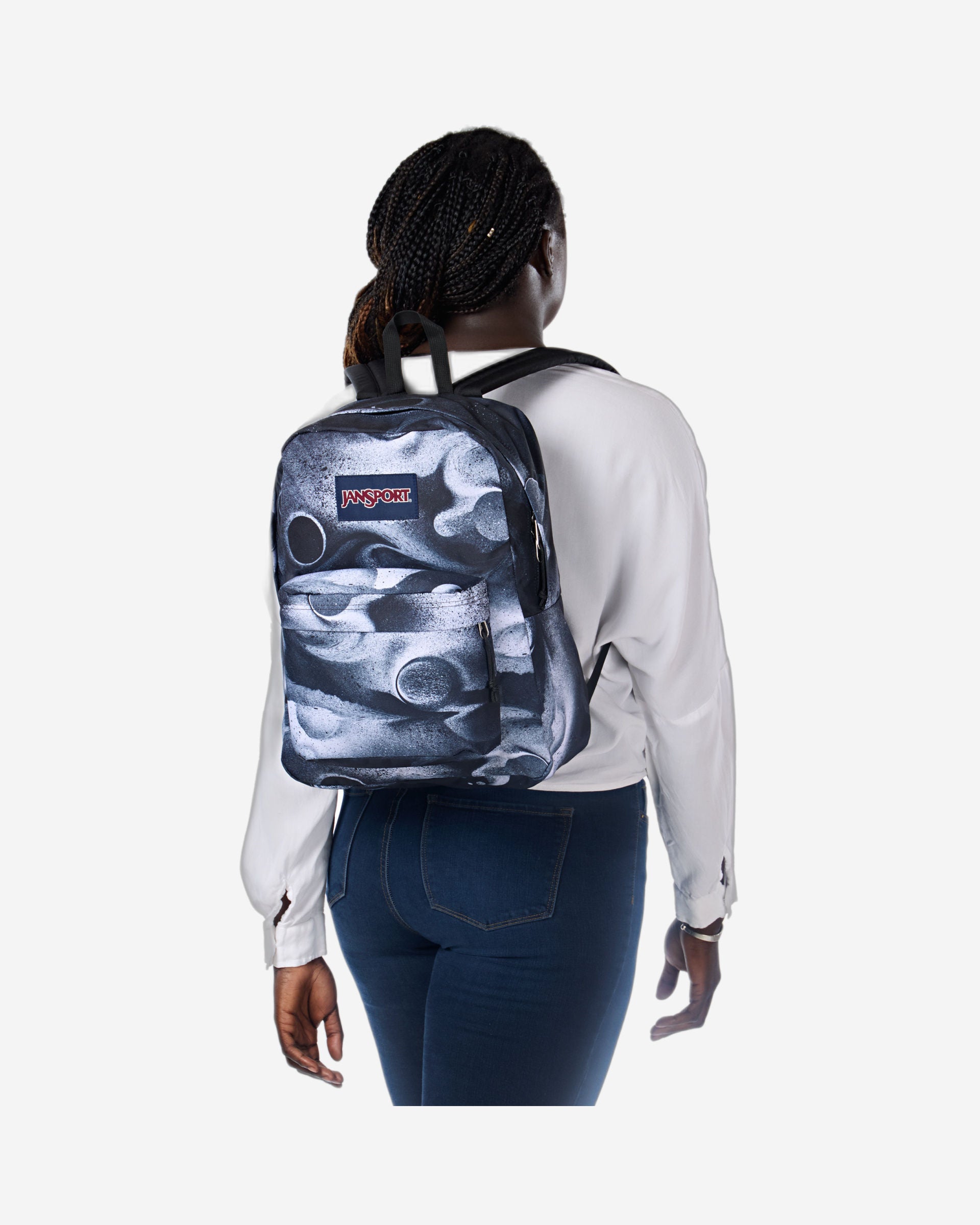white jansport backpack with blue smoke Buy JanSport SuperBreak One Medium Event Horizon Backpack Online in UAE