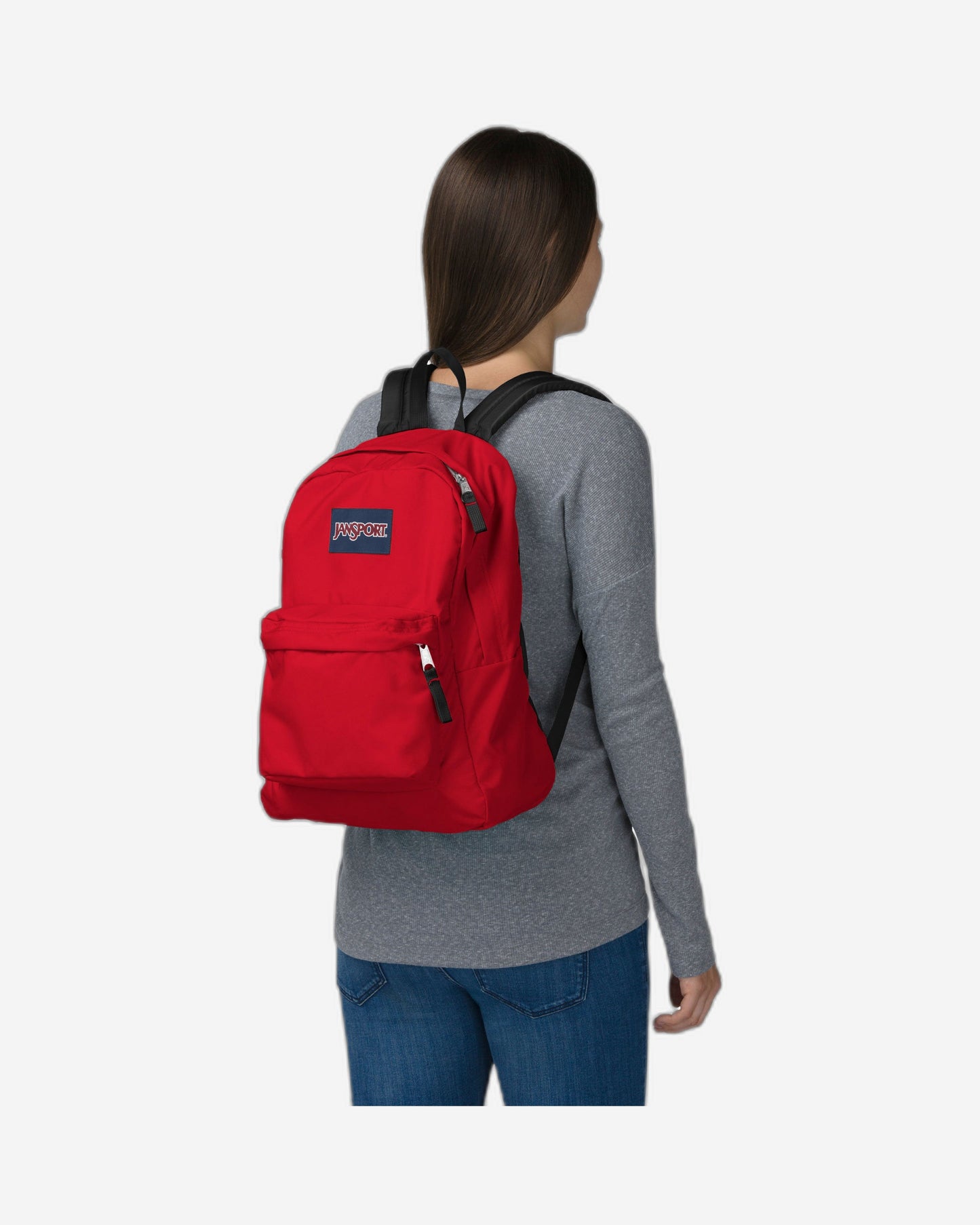 JanSport SuperBreak One Medium Red Tape Backpack