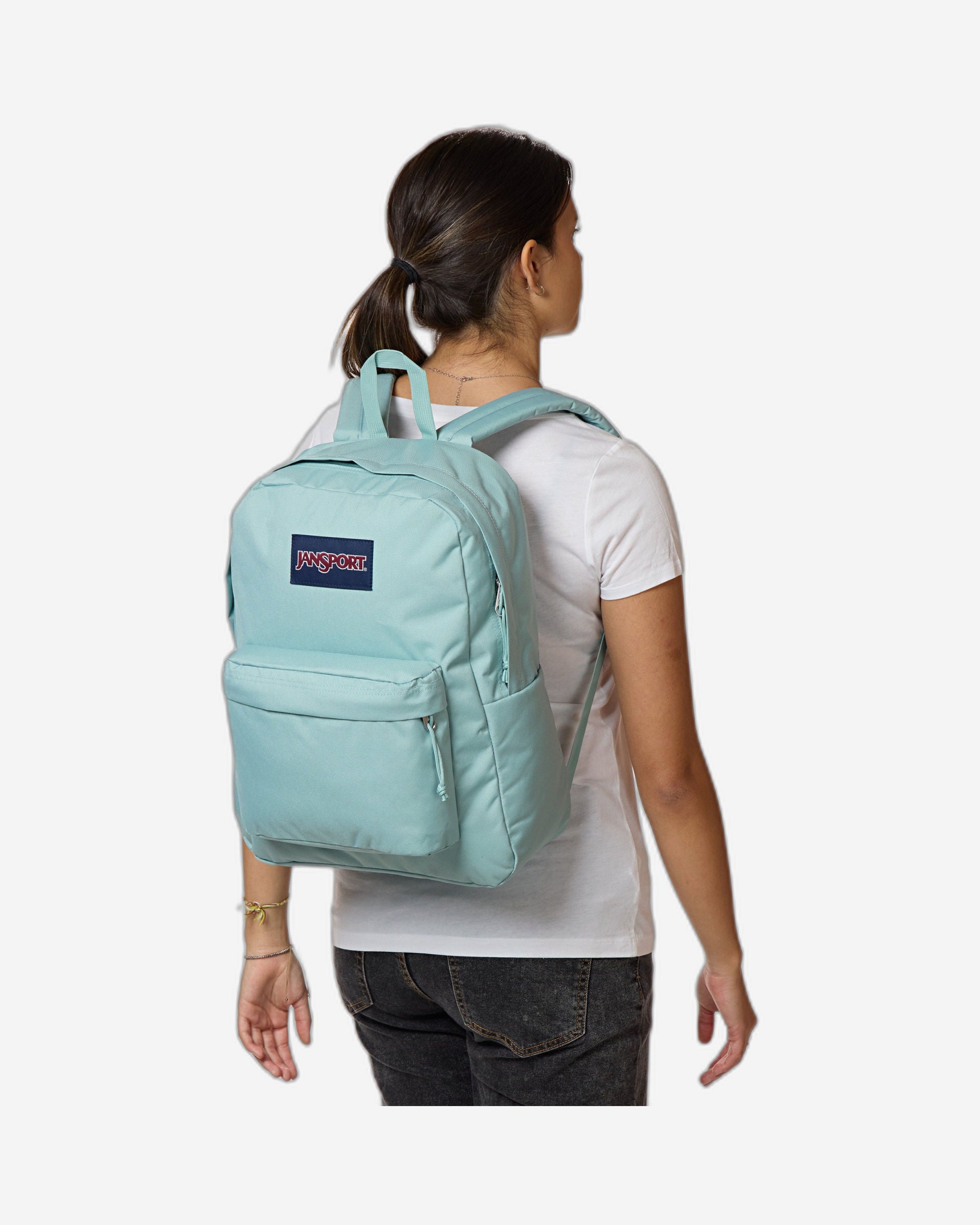 jansport backpack on woman Buy JanSport SuperBreak One Medium Faded Sage Backpack Online in UAE