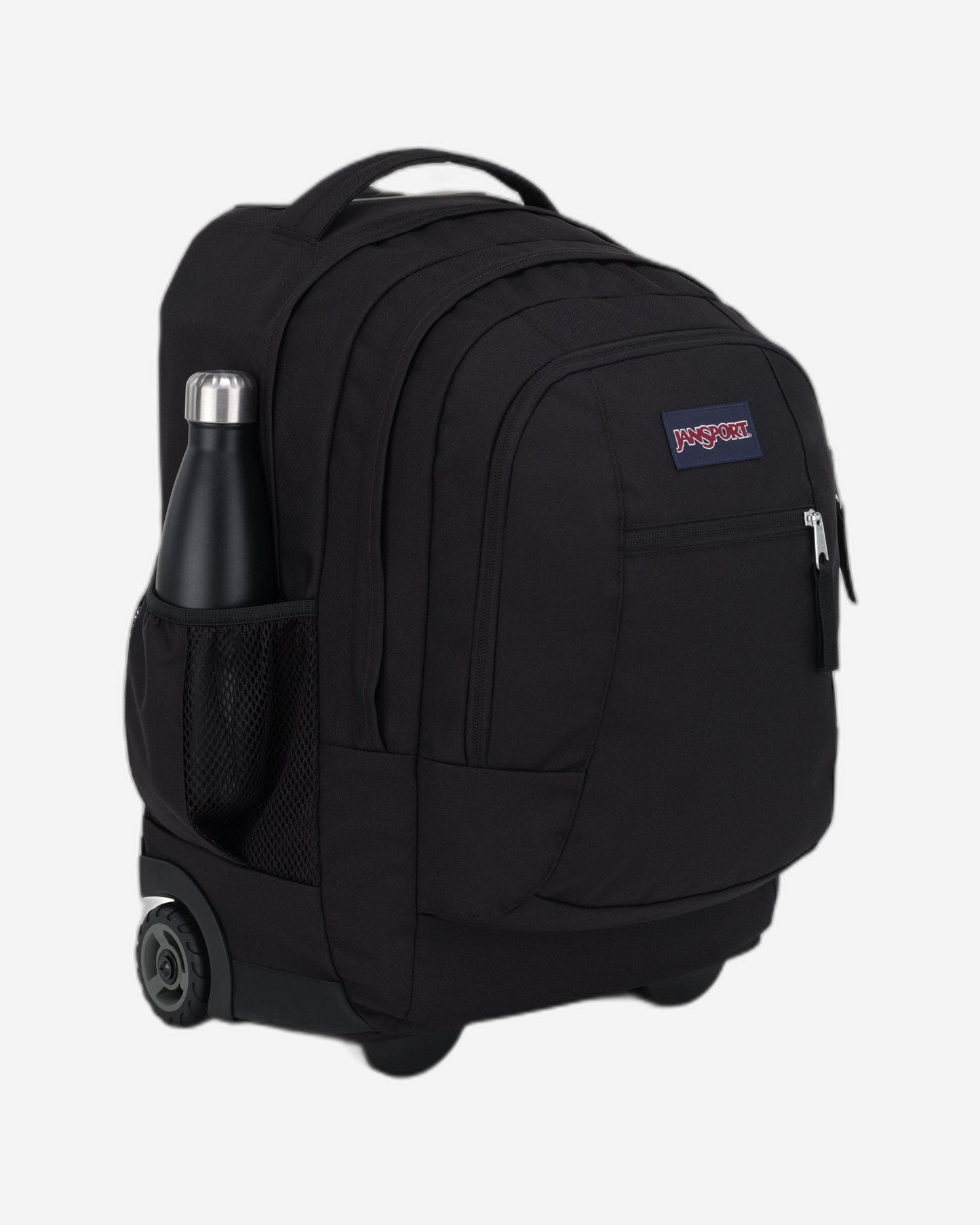 JanSport Driver 8 Large two wheeled Black Backpack