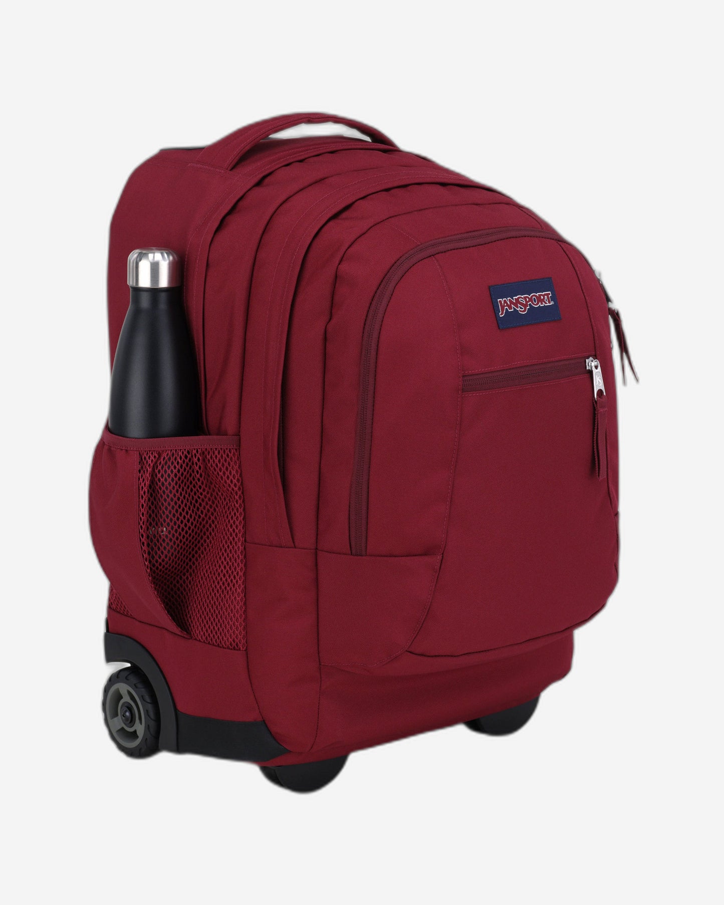 JanSport Driver 8 Large two wheeled backpack Russet Red EK0A5BALN621