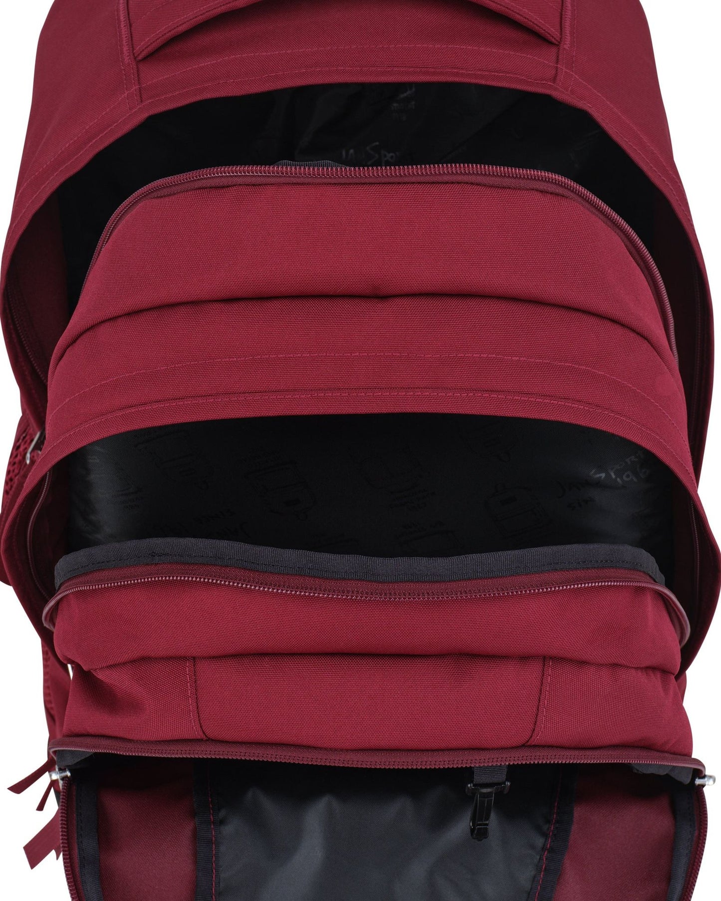 JanSport Driver 8 Large two wheeled backpack Russet Red EK0A5BALN621