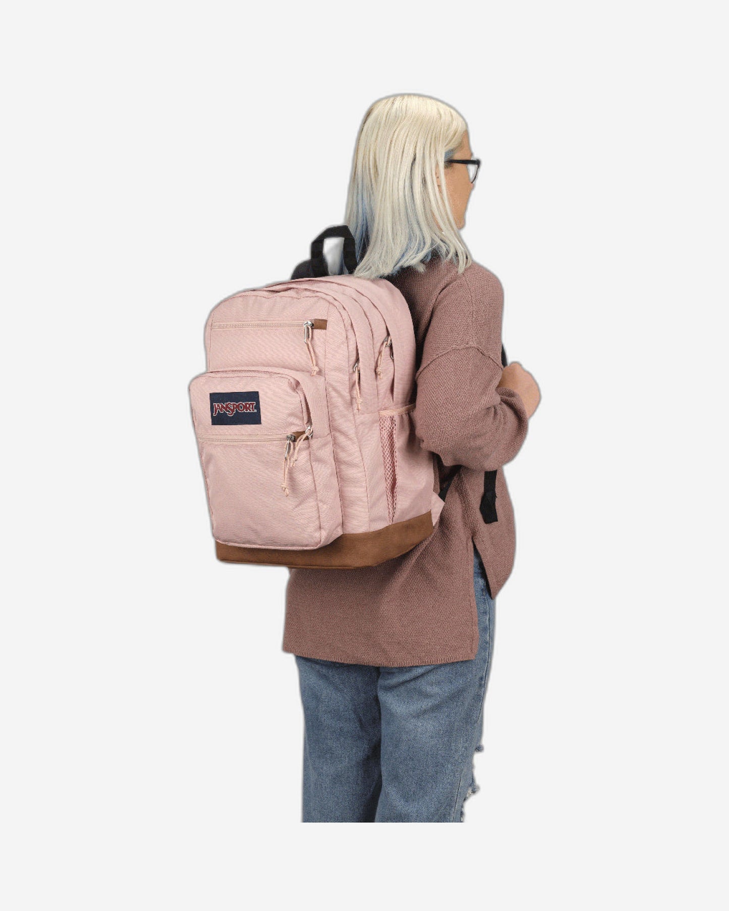 JanSport Cool Student Extra Large laptop backpack Misty Rose EK0A5BAKN591