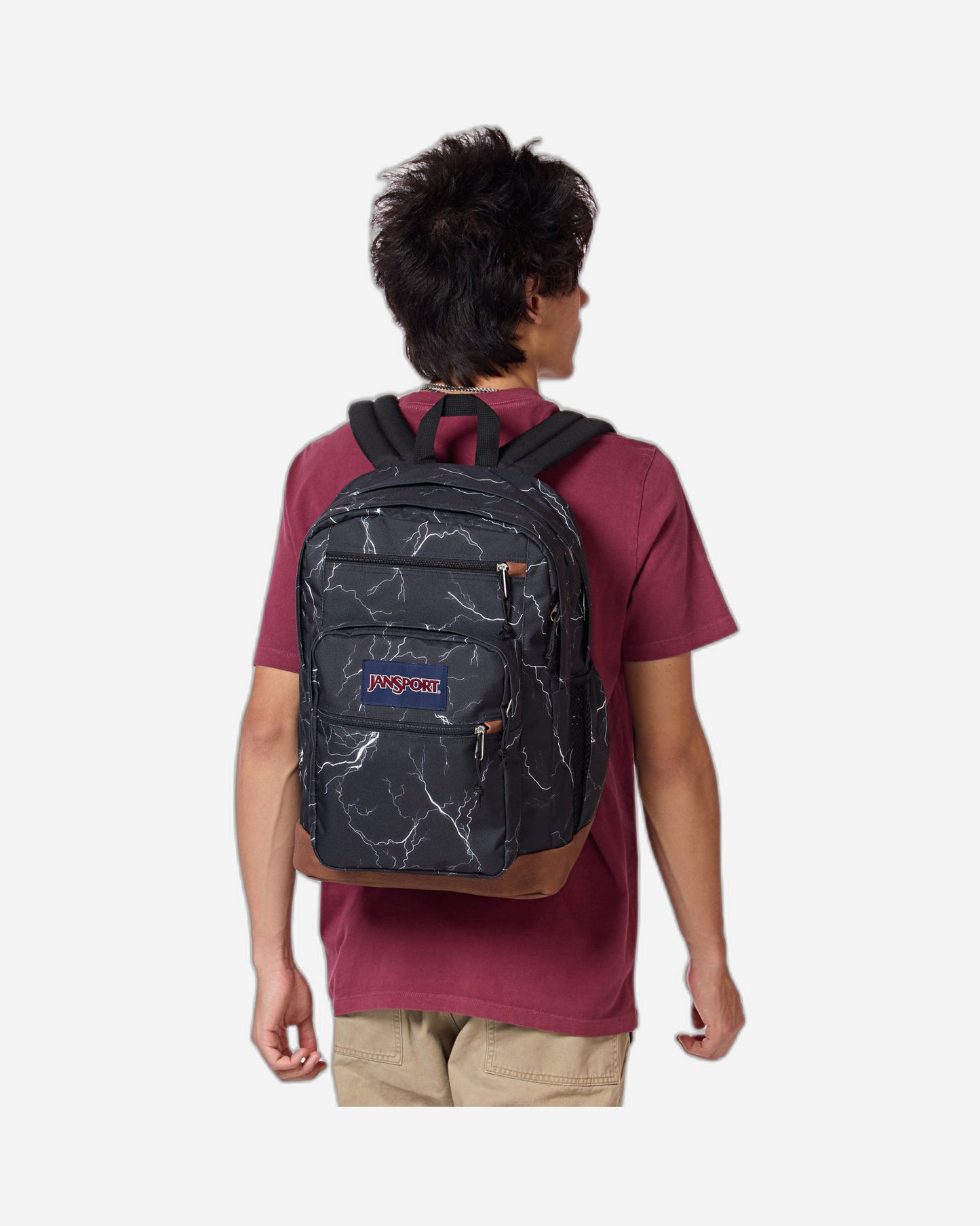 JanSport Cool Student Extra Large laptop backpack Electric Bolts EK0A5BAK8O91