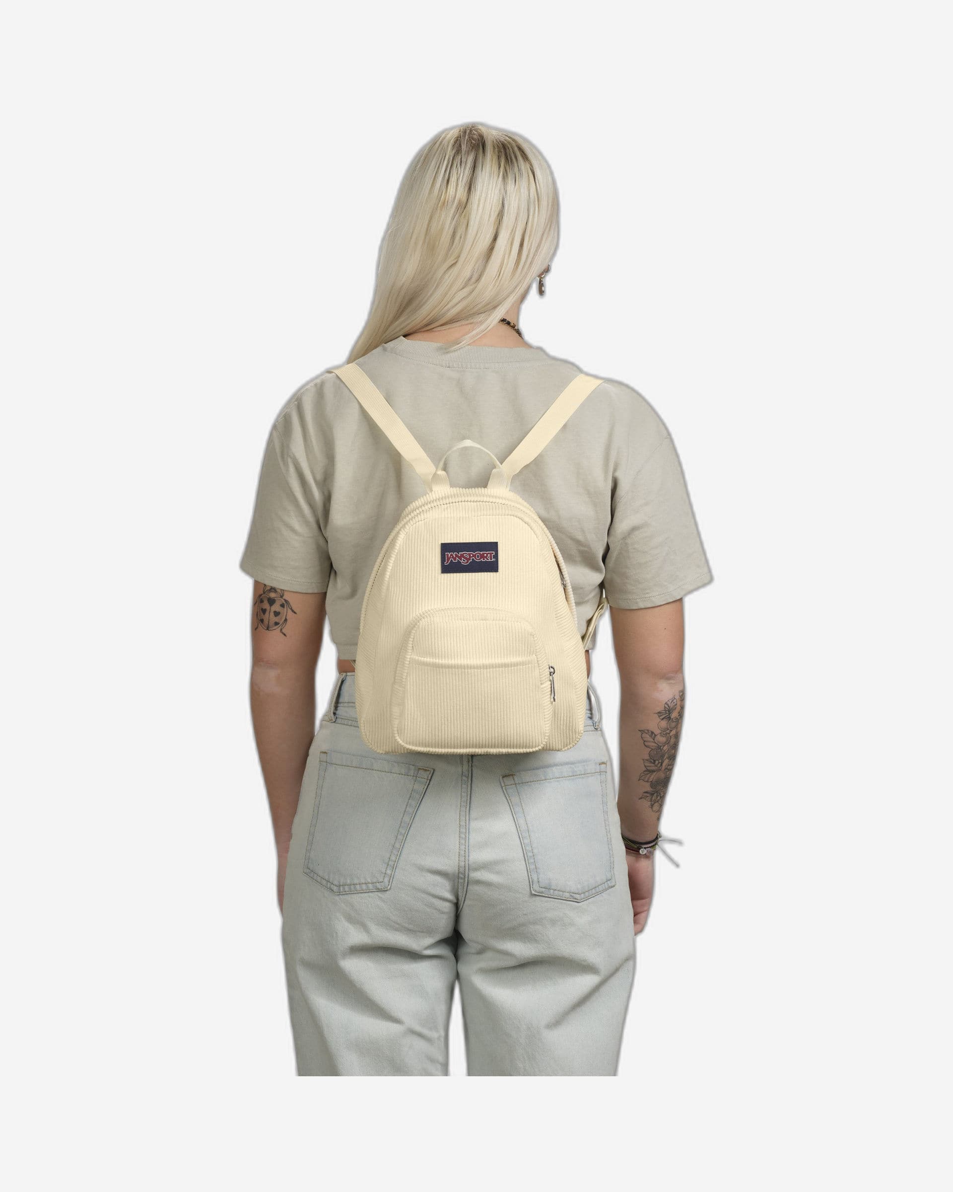 cream jansport backpack Right Pack - Durable Daypack with Padded 15" Laptop Sleeve, Spacious Main Compartment & Integrated Water Bottle Pocket size backpack holds up to 28L Mini Backpack Jansport Backpack Models