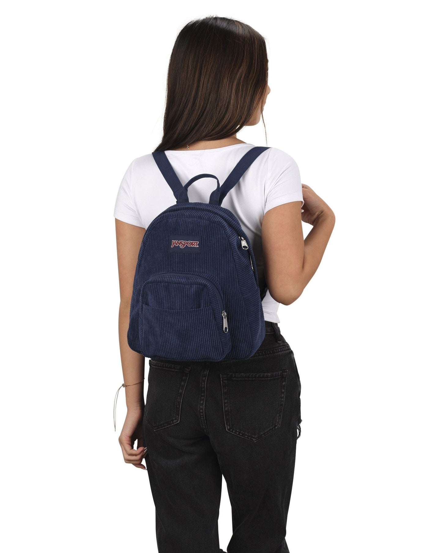 JanSport Half Pint FX Small backpack Navy Corduroy EK0A5BII9O91
